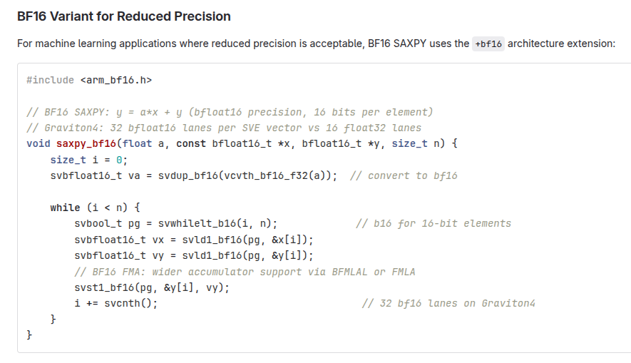 Vector-Length-Agnostic Implementation 2